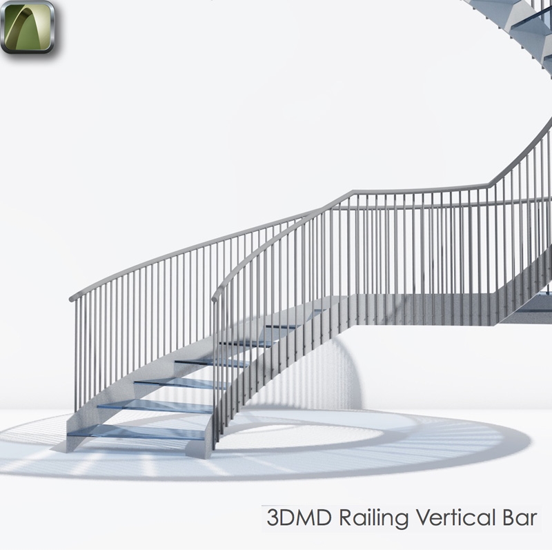 3D Railing Vertical Bar