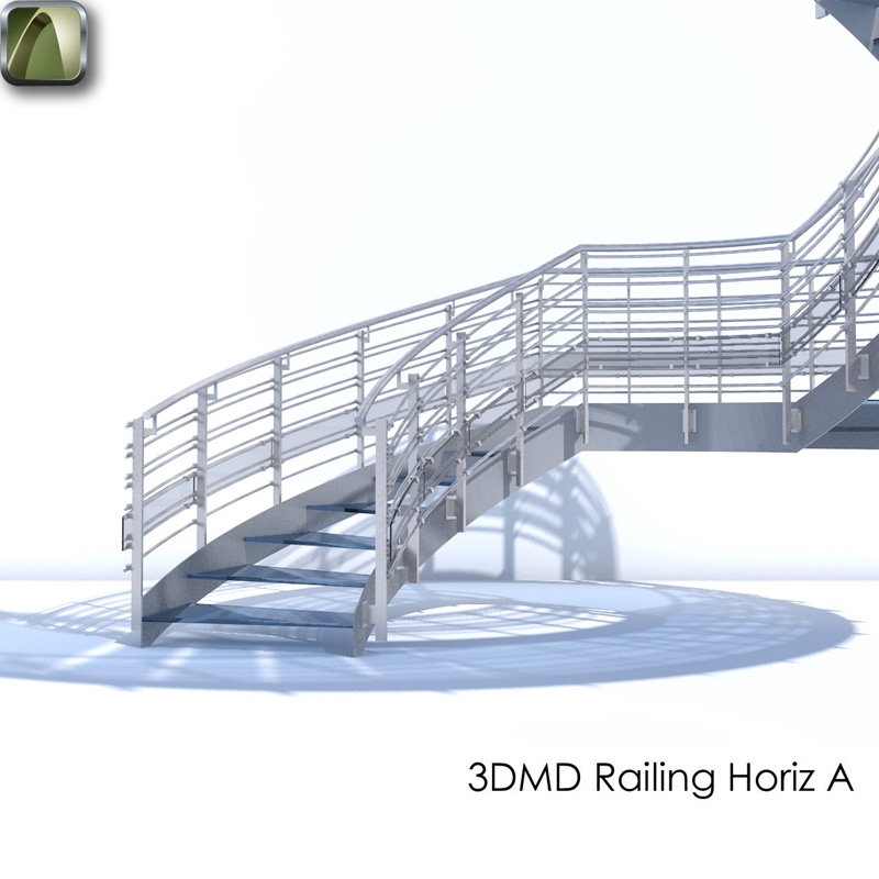 3D Railing Horiz A