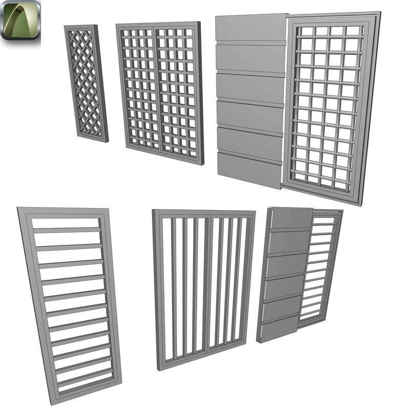 Grilles for windows