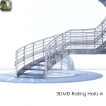 3D Railing Horiz A