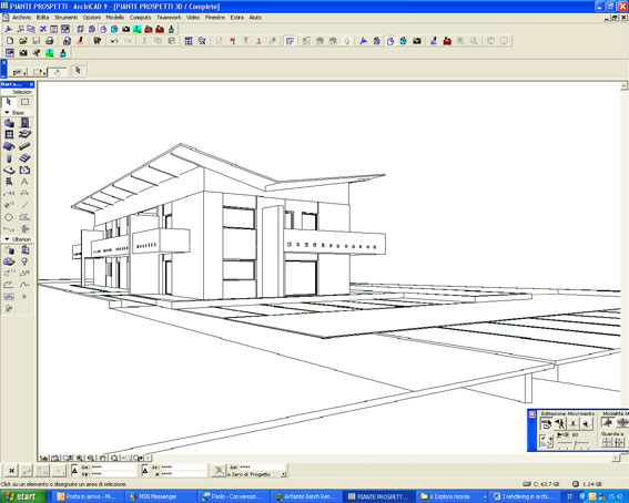 Il render schizzo di archicad Come fare un progetto